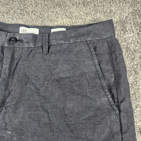 Gap Linen Shorts‎ Mens 34 10" Preppy Lightweight Luxury Breathable Golf Vacation - Picture 2 of 12